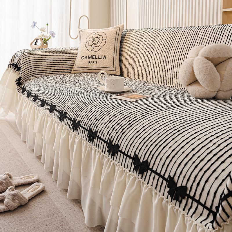 BEPAN 1PC Sofa Towel French Chenille New Four-season Full Cover Sofa Protective Cover Non Slip Striped Home Textile Products 180X130CM чёрный
BEPAN 1PC Sofa Towel French Chenille New Four-season Full Cover Sofa Protective Cover Non Slip Striped Home Textile Products 180X130CM чёрный
