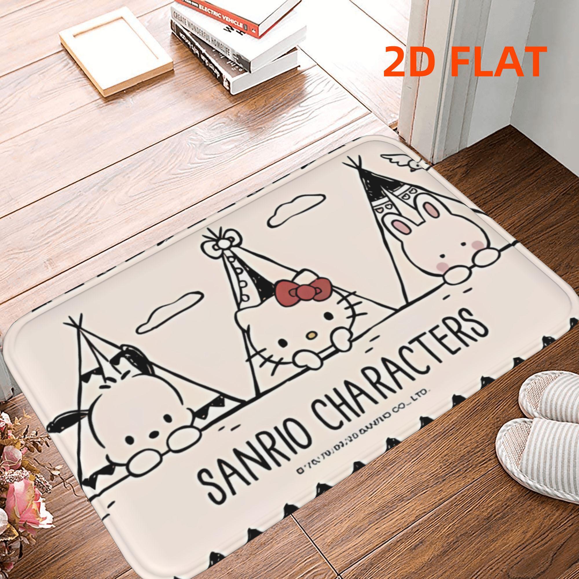 Sanrio Characters Hello Kitty Doormat Kawaii Camping Tent Pattern Non-Slip Absorbent Floor Mat for Entryway Home Decor 40cmx60cm
Sanrio Characters Hello Kitty Doormat Kawaii Camping Tent Pattern Non-Slip Absorbent Floor Mat for Entryway Home Decor 40cmx60cm