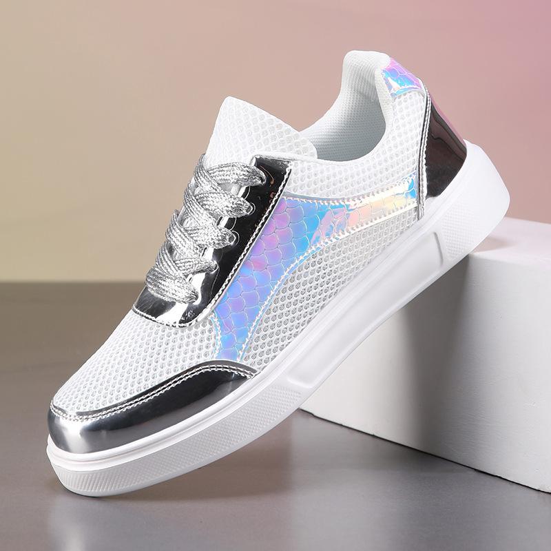 High-end board shoes fashionable versatile models lightweight flat bottom new non-slip deodorant fashion West Yin Tem 44 срібний
High-end board shoes fashionable versatile models lightweight flat bottom new non-slip deodorant fashion West Yin Tem 44 срібний