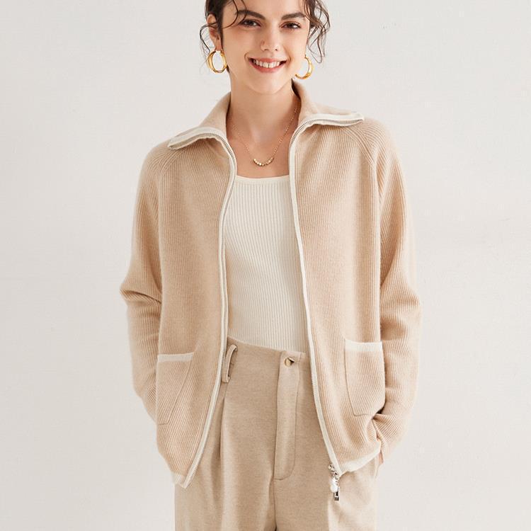 Women s Pure Cashmere Cardigan - 10OL Loose Knit, Solid Color, Turn-Down Collar, Autumn/Winter L слонова кістка/білий
Women s Pure Cashmere Cardigan - 10OL Loose Knit, Solid Color, Turn-Down Collar, Autumn/Winter L слонова кістка/білий