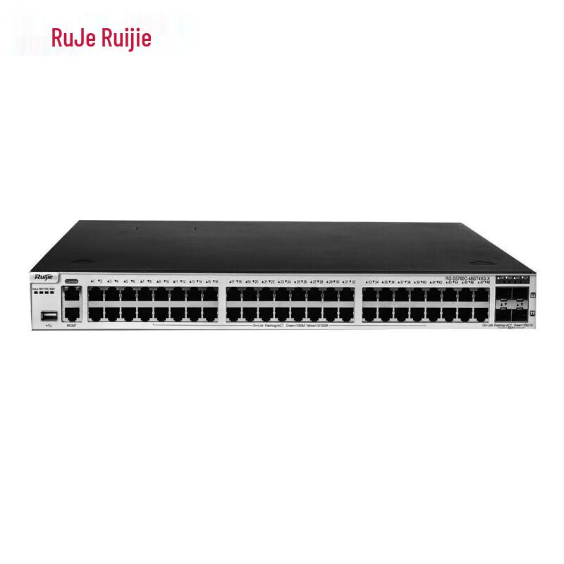 Ruijie RG-S5760C 48-Port Gigabit Layer 3 Managed Switch
Ruijie RG-S5760C 48-Port Gigabit Layer 3 Managed Switch