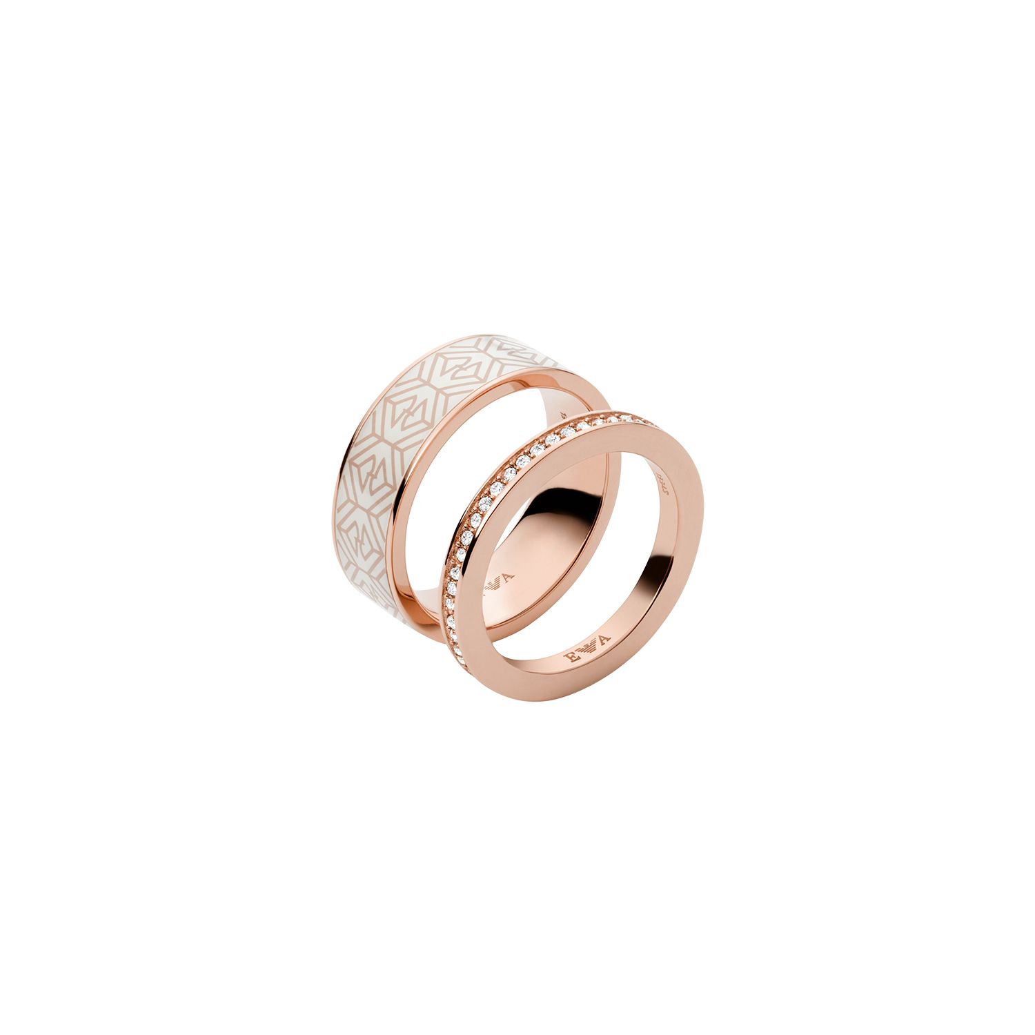 Emporio Armani Diamond-Studded Double Ring With Inner Letter Engraving Stainless Steel Women rings EGS2830221 Basic Packaging-Box,EGS2830221 8
Emporio Armani Diamond-Studded Double Ring With Inner Letter Engraving Stainless Steel Women rings EGS2830221 Basic Packaging-Box,EGS2830221 8
