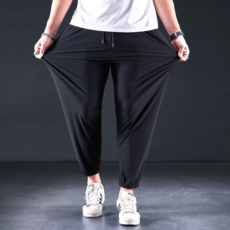 Мужские леггинсы до щиколотки в корейском стиле, легкие, быстросохнущие, повседневные, из ледяного шелка XL чёрный
Мужские леггинсы до щиколотки в корейском стиле, легкие, быстросохнущие, повседневные, из ледяного шелка XL чёрный