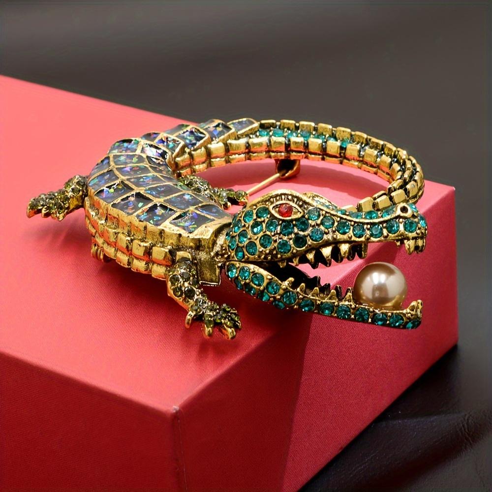 1pc Large Size Exaggerated Crocodile Brooch with Oil Dropping зелёный
1pc Large Size Exaggerated Crocodile Brooch with Oil Dropping зелёный