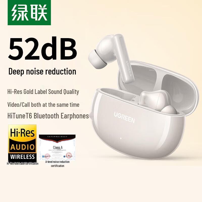 UGREEN HiTune T6 True Wireless ANC Earbuds
UGREEN HiTune T6 True Wireless ANC Earbuds