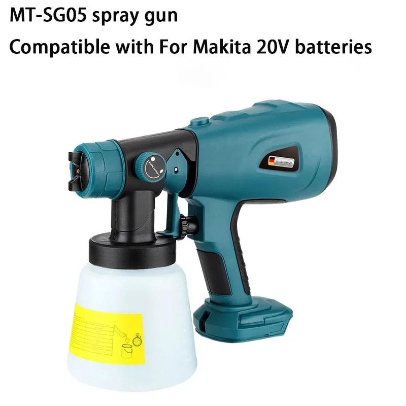 Electric Paint Sprayer Latex Varnish Spray Gun Airbrush For Makita For Bosch For Dewalt For Milwaukee for M18 18V Li-ion Battery
Electric Paint Sprayer Latex Varnish Spray Gun Airbrush For Makita For Bosch For Dewalt For Milwaukee for M18 18V Li-ion Battery