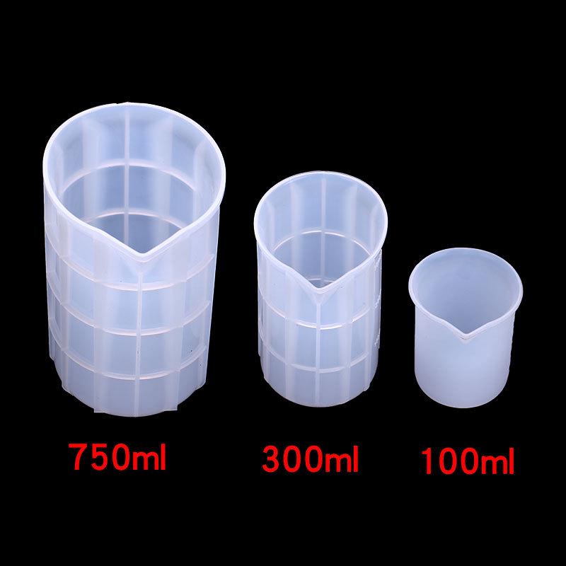 100ml Reusable Silicone Measuring Cup for DIY Crystal Resin Molds
100ml Reusable Silicone Measuring Cup for DIY Crystal Resin Molds