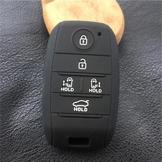 silicone rubber car key cover case for KIA grand carnival Sorento Sedona MPV 5 buttons smart remote key case чорний
silicone rubber car key cover case for KIA grand carnival Sorento Sedona MPV 5 buttons smart remote key case чорний