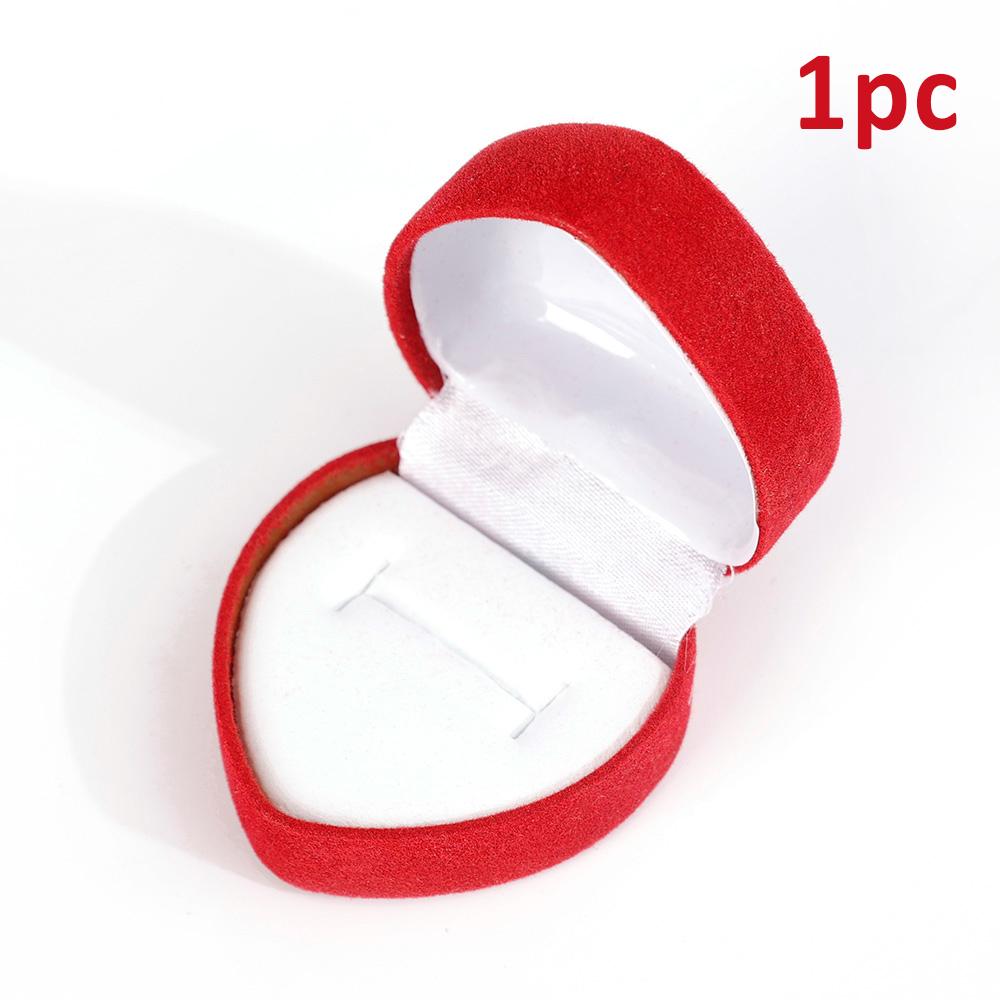 Velvet Red Heart Shape Ring Boxes Jewelry Boxes Earrings Display Cases Holder Gift Box Wedding Ring Box Counter Display Rings
Velvet Red Heart Shape Ring Boxes Jewelry Boxes Earrings Display Cases Holder Gift Box Wedding Ring Box Counter Display Rings