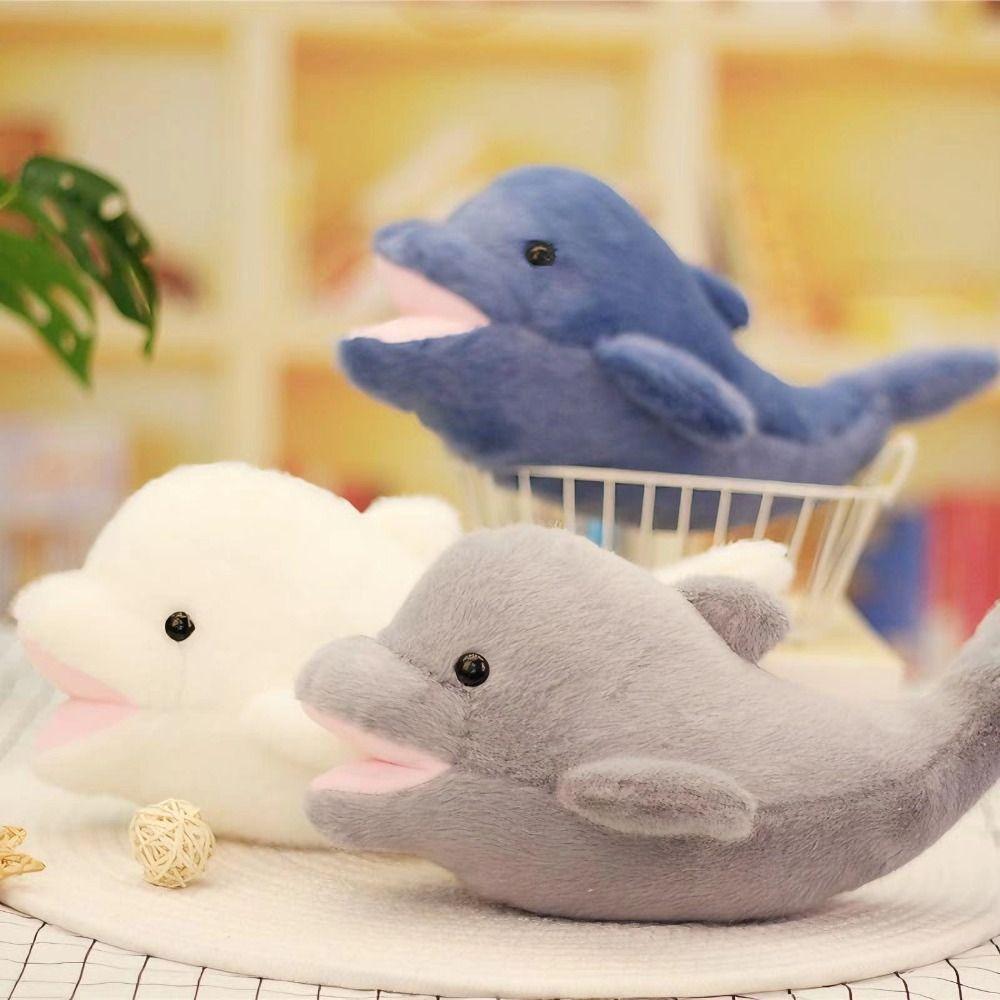 Soft Simulation Dolphin Plush Toy Fluffy Plush Stuffed Whale Toys Birthday Parties білий
Soft Simulation Dolphin Plush Toy Fluffy Plush Stuffed Whale Toys Birthday Parties білий