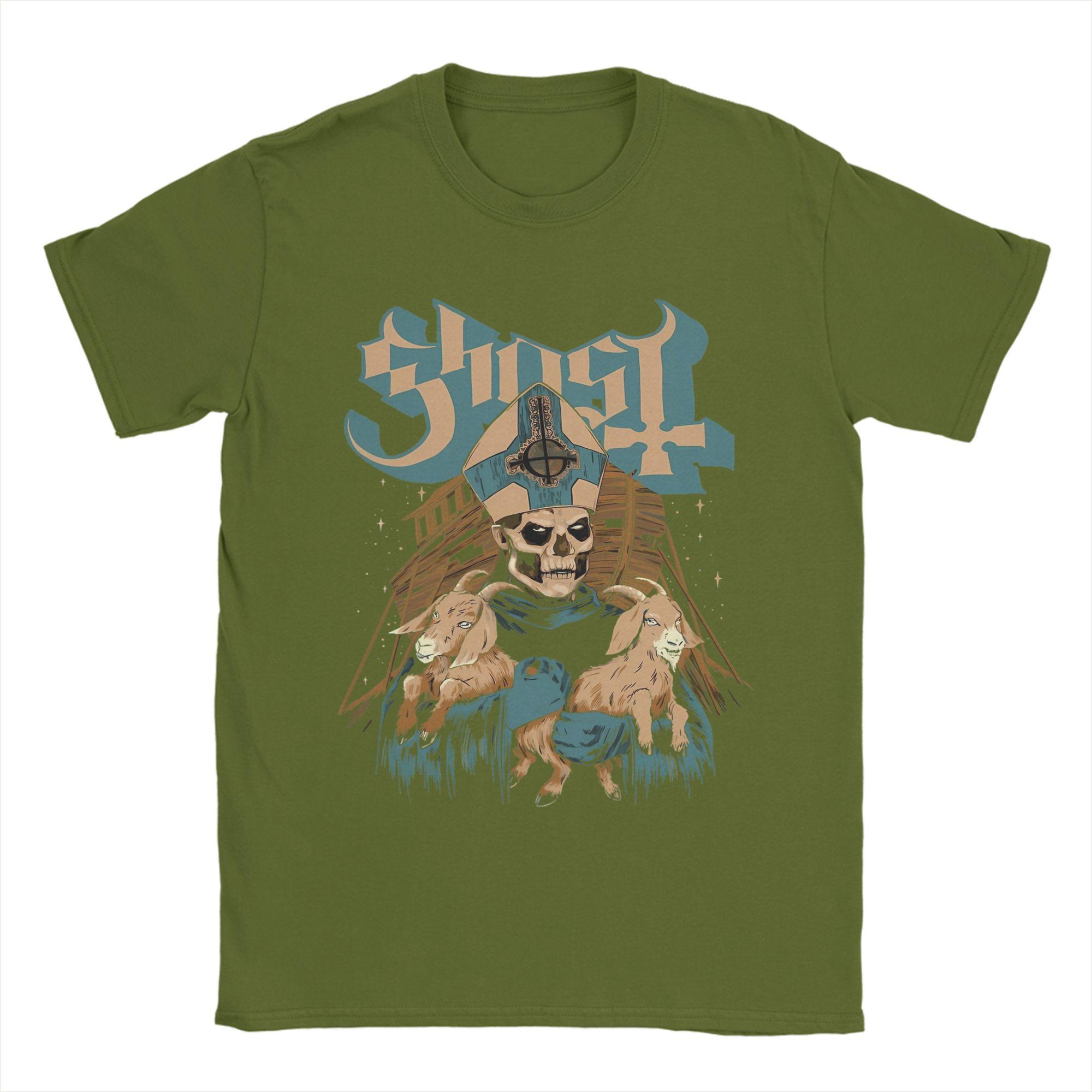 Men Ghost Band T Shirt Pure Cotton Tops Vintage Short Sleeve Crew Neck Tee Shirt Gift Idea T-Shirt 4XL
Men Ghost Band T Shirt Pure Cotton Tops Vintage Short Sleeve Crew Neck Tee Shirt Gift Idea T-Shirt 4XL