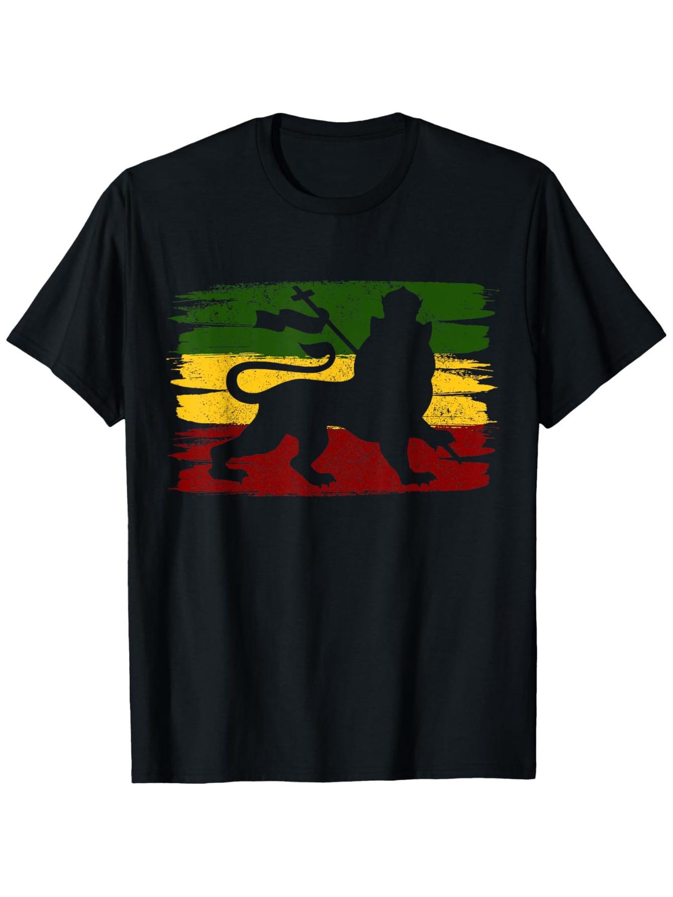 Unisex Rasta Color Symbol T-Shirt - Rastafari Jamaica Reggae Music Lion of Judah Tee with Ethiopian Colors M
Unisex Rasta Color Symbol T-Shirt - Rastafari Jamaica Reggae Music Lion of Judah Tee with Ethiopian Colors M