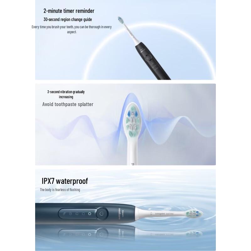 Philips DiamondClean Series 3 Electric Toothbrush HX5282/01 CN plug (adapter included)
Philips DiamondClean Series 3 Electric Toothbrush HX5282/01 CN plug (adapter included)