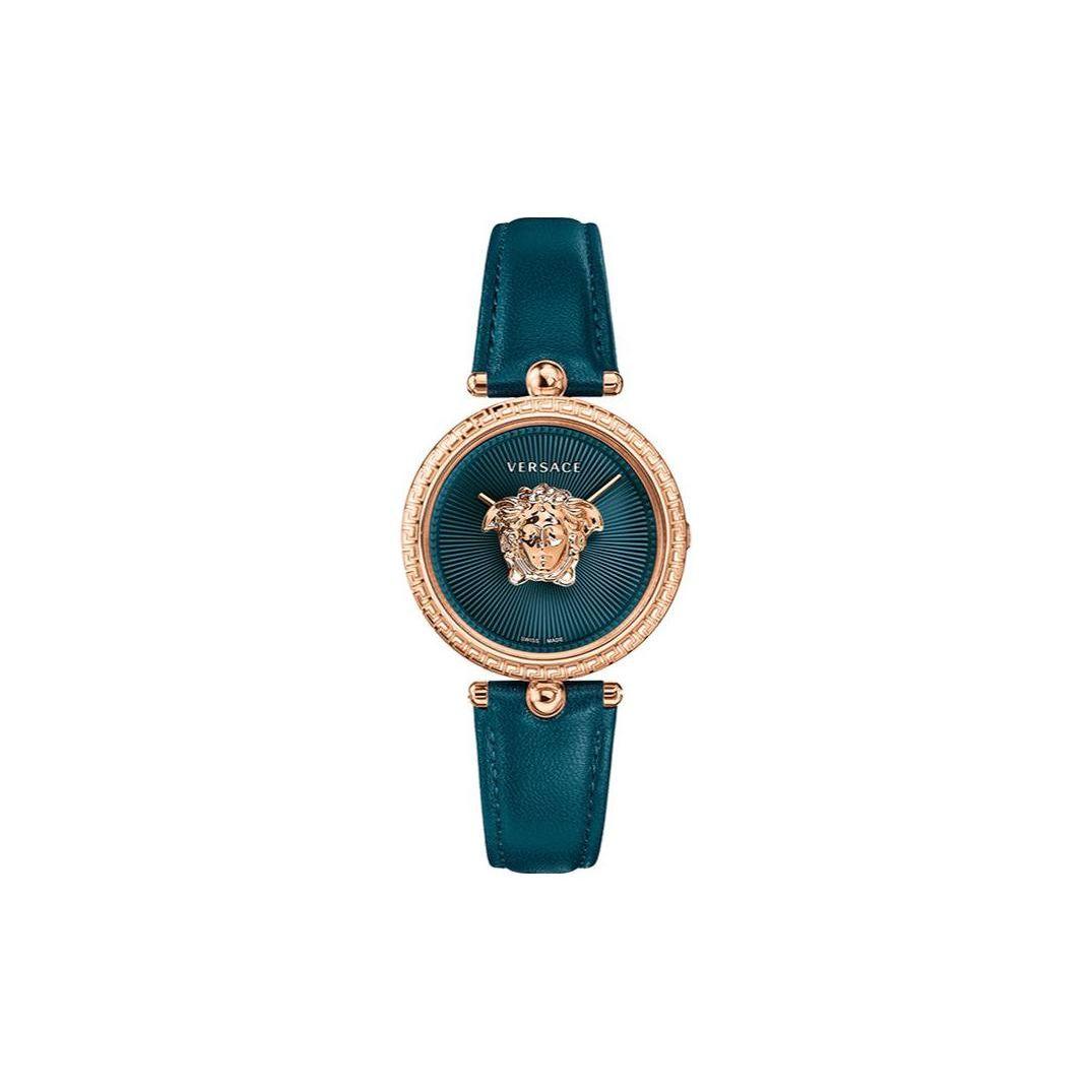 Versace Quartz Watch Leather Strap 34mm Green Dial Limited Gift Box Scarf Fashion Medusa Modern Logo Casual Sports Couple Watch VECQ00318 Affection Rose Box
Versace Quartz Watch Leather Strap 34mm Green Dial Limited Gift Box Scarf Fashion Medusa Modern Logo Casual Sports Couple Watch VECQ00318 Affection Rose Box
