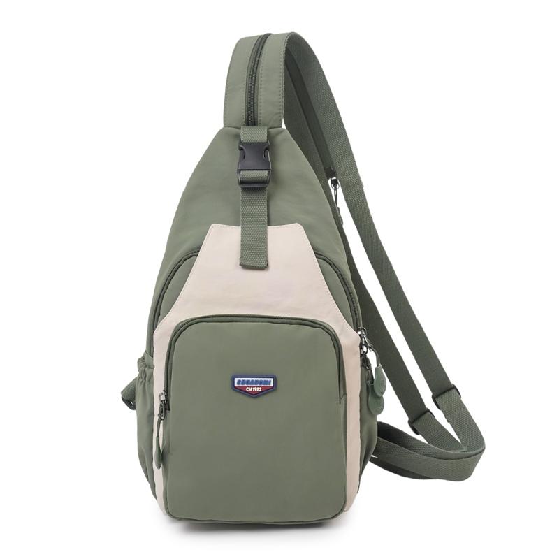 Small Backpack Unisex Contrast Color Shoulder Bag Large Capacity Chest Bag зелений
Small Backpack Unisex Contrast Color Shoulder Bag Large Capacity Chest Bag зелений