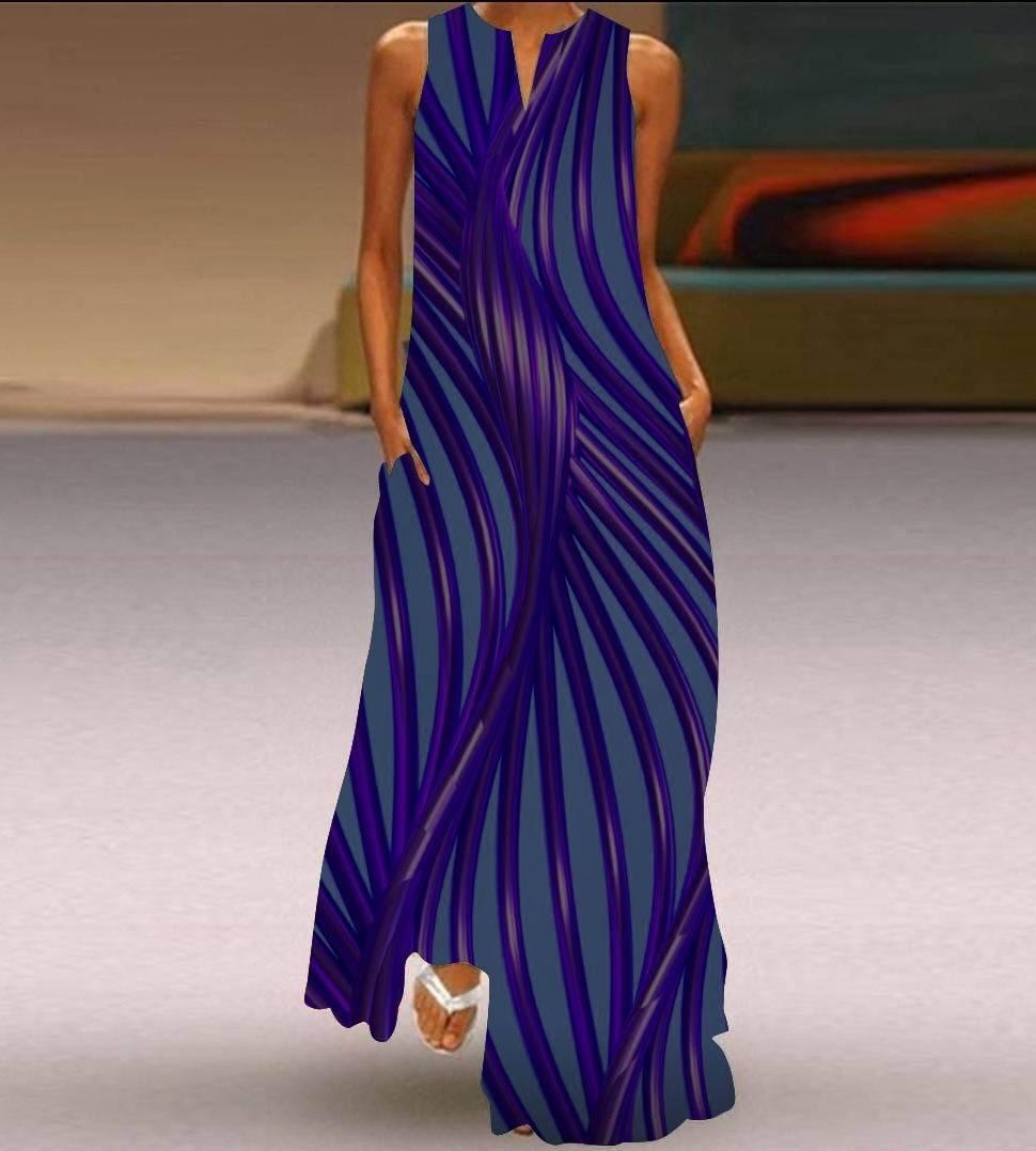 Летнее женское платье с V-образным вырезом и принтом без рукавов, длинное платье 3XL
Летнее женское платье с V-образным вырезом и принтом без рукавов, длинное платье 3XL