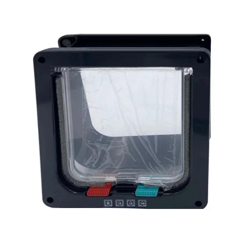 4 Way Locking Cat Dog Flap Door ABS Plastic Small Pet Gate Door Kit for Interior Exterior Doors S 20X19X2cm чорний
4 Way Locking Cat Dog Flap Door ABS Plastic Small Pet Gate Door Kit for Interior Exterior Doors S 20X19X2cm чорний