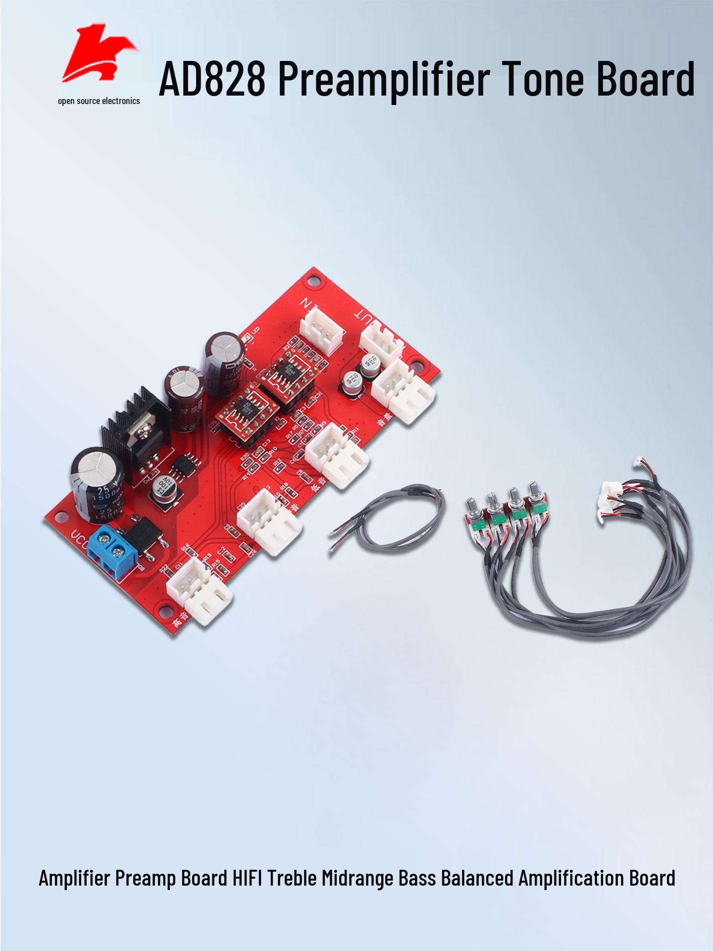828 NE5532 Hi-Fi Audiophile Grade Preamplifier Tone Board with Potentiometer
828 NE5532 Hi-Fi Audiophile Grade Preamplifier Tone Board with Potentiometer