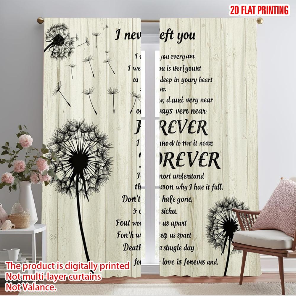 2pcs 2D flat printing Window Treatment Curtains I never left you Home Polyester Without Electricity 0 Use for General Festive 52.50×116.00 CM 2pcs
2pcs 2D flat printing Window Treatment Curtains I never left you Home Polyester Without Electricity 0 Use for General Festive 52.50×116.00 CM 2pcs