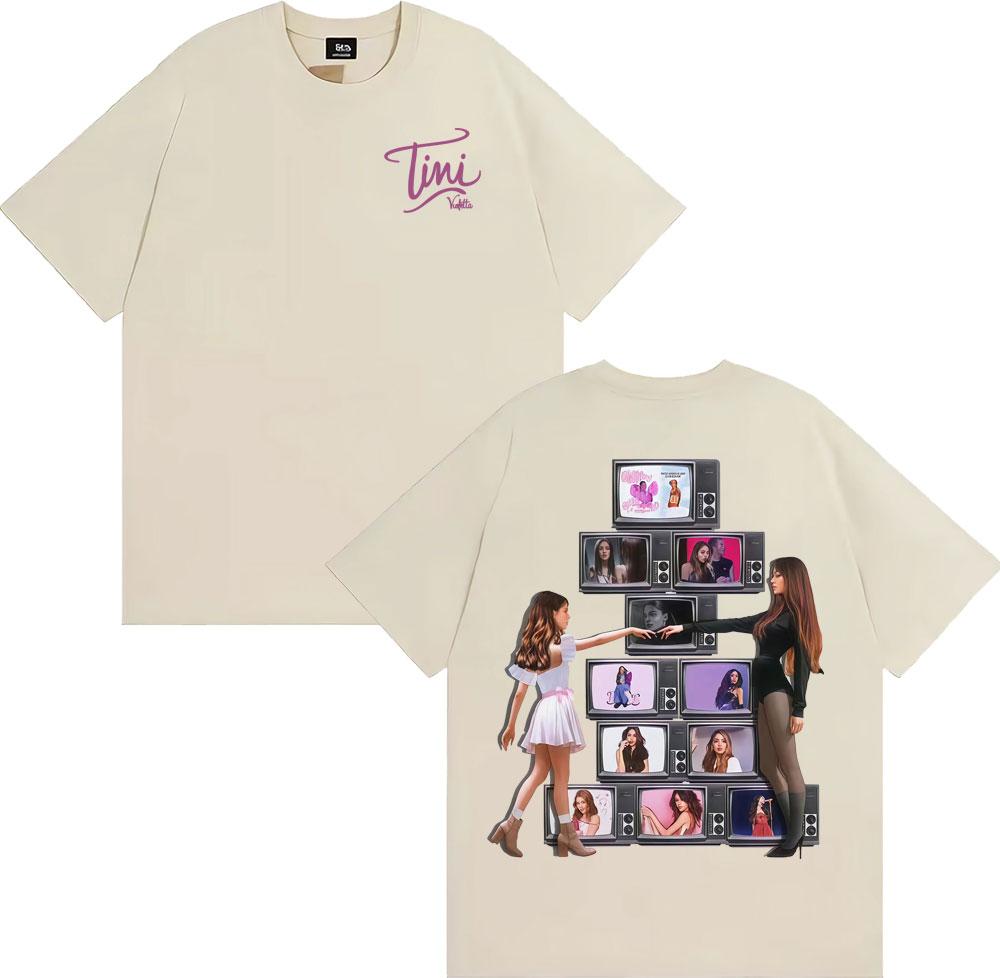 Singer TINI STOESSEL La Triple T Futtura 2025 Tour Merch T Shirts Men Women oversized Hip Hop 100_ Cotton T-shirt Top Streetwear 4XL
Singer TINI STOESSEL La Triple T Futtura 2025 Tour Merch T Shirts Men Women oversized Hip Hop 100_ Cotton T-shirt Top Streetwear 4XL