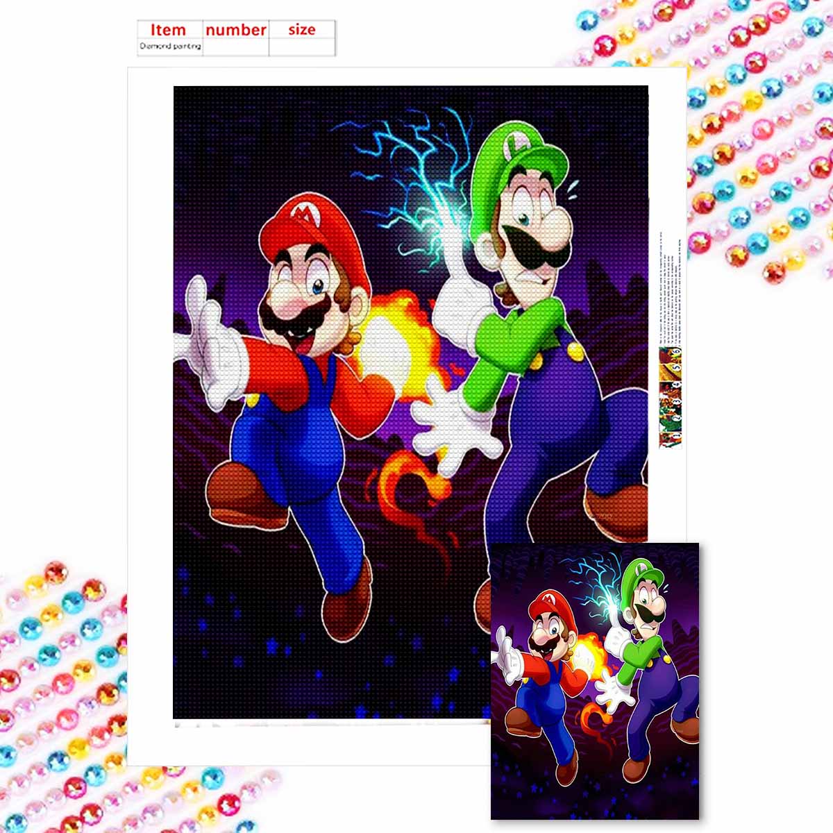 5D DIY Diamond Art Painting Kits for Adults, Anime Characters Full Round Crystal Diamond Kits for Beginner for Home Wall Decorate Round 20x30cm
5D DIY Diamond Art Painting Kits for Adults, Anime Characters Full Round Crystal Diamond Kits for Beginner for Home Wall Decorate Round 20x30cm