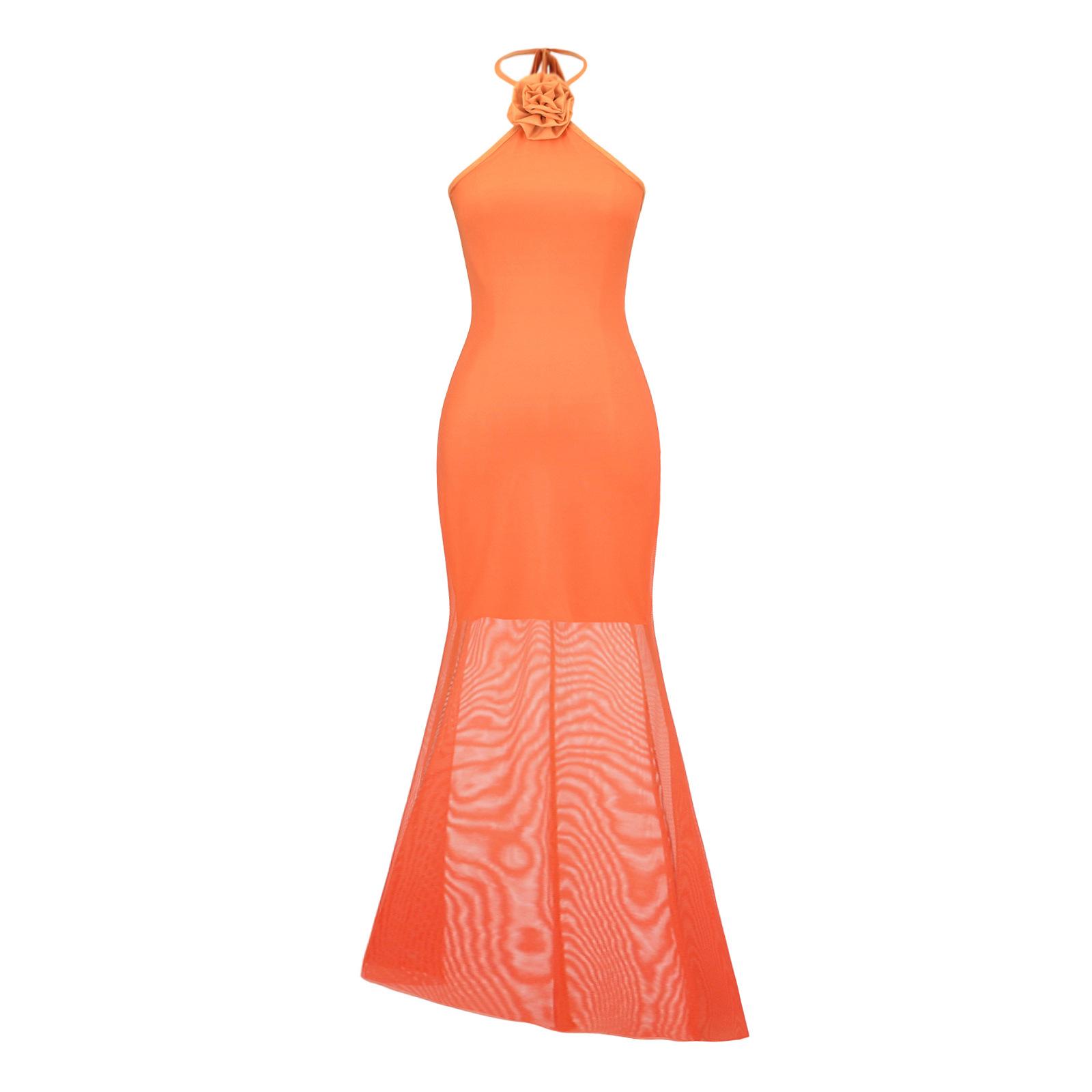 Mesh Spaghetti Strap Beach Dress - Sexy, Solid Color Summer Style for Women Medium оранжевый
Mesh Spaghetti Strap Beach Dress - Sexy, Solid Color Summer Style for Women Medium оранжевый