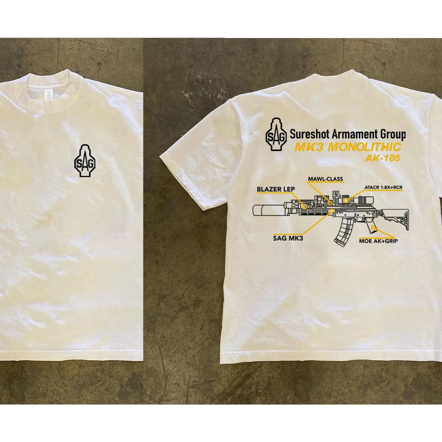 Мужская футболка с графическим принтом SAG MK3 100% хлопок, влагоотводящая, дышащая, высококачественная повседневная футболка для любителей военной тематики 4XL
Мужская футболка с графическим принтом SAG MK3 100% хлопок, влагоотводящая, дышащая, высококачественная повседневная футболка для любителей военной тематики 4XL