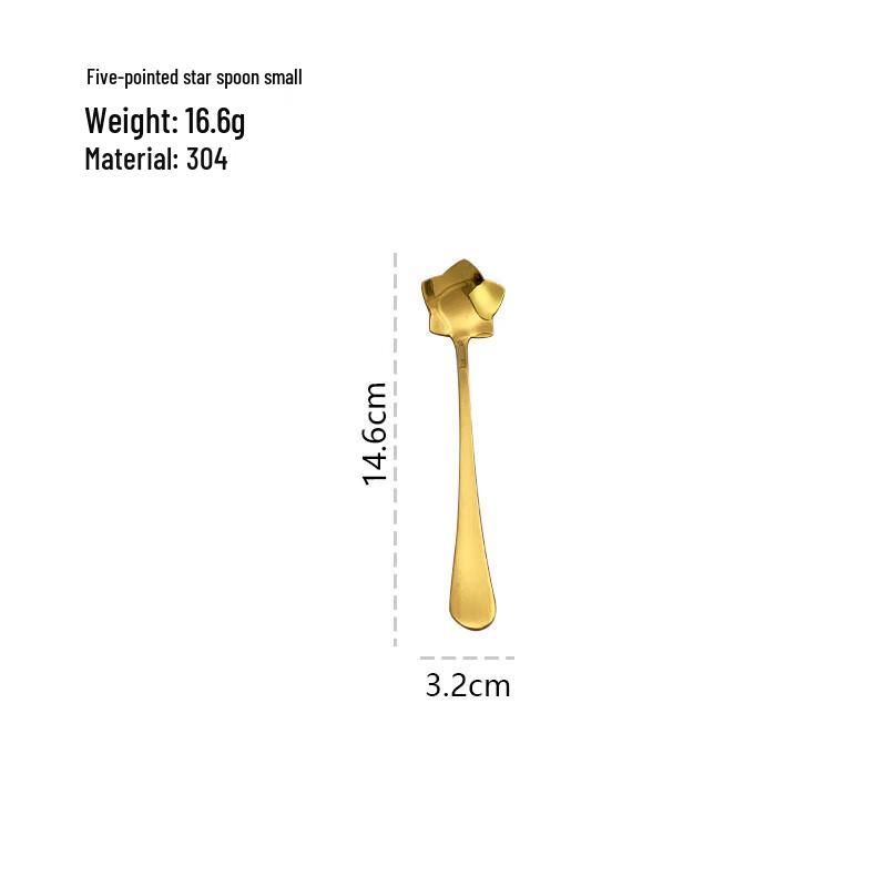 ZISIZ Stainless Steel Star Dessert Spoon
ZISIZ Stainless Steel Star Dessert Spoon