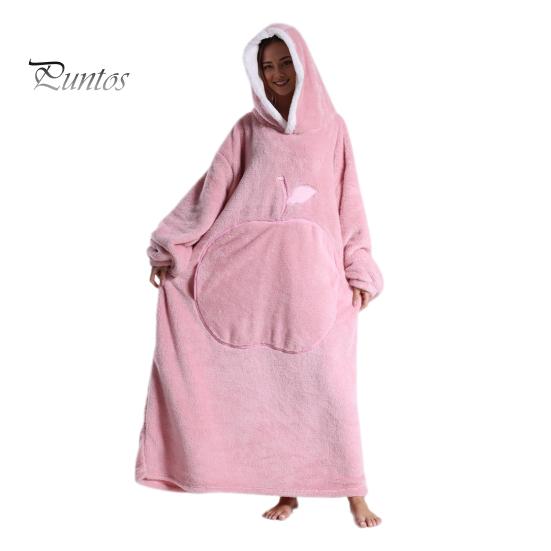 Зимний носимый халат-одеяло с большим карманом, толстый двухсторонний флис, свободные длинные рукава, пижама, сохраняющая тепло, полная защита, домашний ленивый рукав розовый
Зимний носимый халат-одеяло с большим карманом, толстый двухсторонний флис, свободные длинные рукава, пижама, сохраняющая тепло, полная защита, домашний ленивый рукав розовый