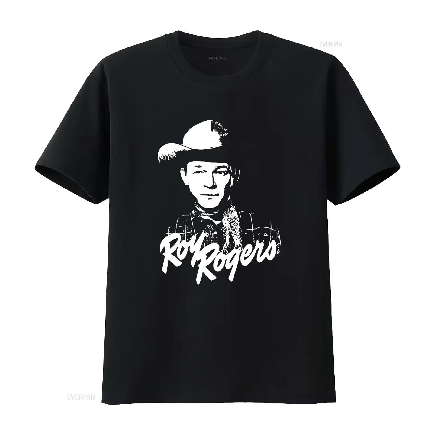 Roy Rogers Portrait T Shirt Black vintage Washed Top For Everyday Wear Versatile Stretched Slightly designer clothes S чёрный
Roy Rogers Portrait T Shirt Black vintage Washed Top For Everyday Wear Versatile Stretched Slightly designer clothes S чёрный