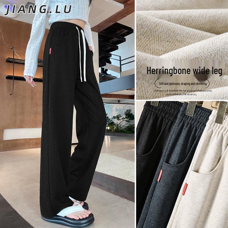 Plus-Size High-Waisted Straight-Leg Glutinous Rice Pants for Women - Versatile, Draping & Slimming, Perfect for Spring and Autumn. XXL
Plus-Size High-Waisted Straight-Leg Glutinous Rice Pants for Women - Versatile, Draping & Slimming, Perfect for Spring and Autumn. XXL