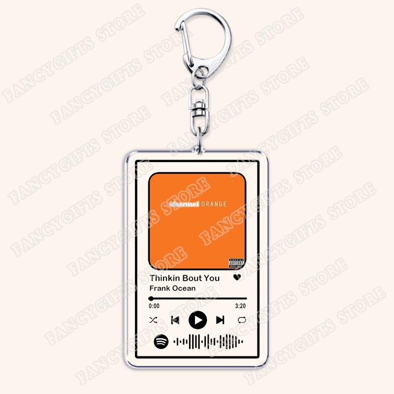 Hot Singer Frank Ocean Music Keychains for Women Accessories Bag Channel ORANGE Album Songs Code Keying Jewelry Fans Gifts
Hot Singer Frank Ocean Music Keychains for Women Accessories Bag Channel ORANGE Album Songs Code Keying Jewelry Fans Gifts