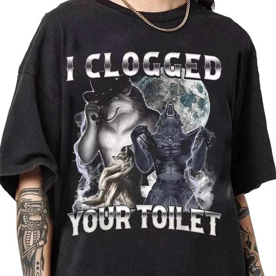 2026 I Clogged Your Toilet Funny Alpha Wolf Meme Stupid Brainrot Tshirt for Unisex Women T Shirts Short Sleeve Tops 3XL
2026 I Clogged Your Toilet Funny Alpha Wolf Meme Stupid Brainrot Tshirt for Unisex Women T Shirts Short Sleeve Tops 3XL