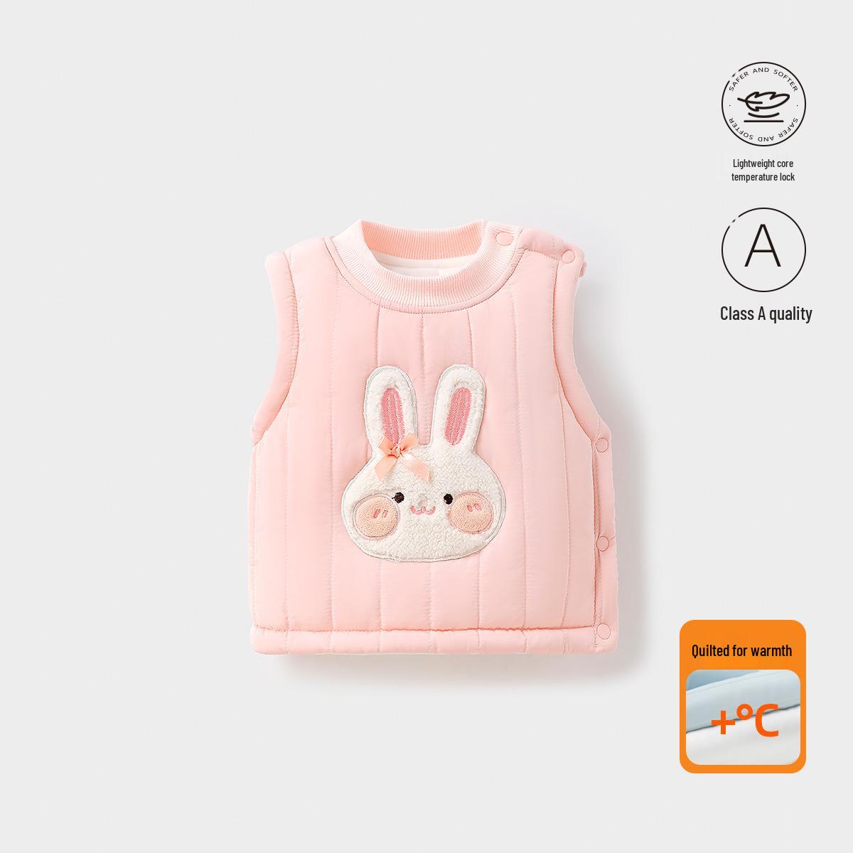 Kids Autumn-Winter Vest: Lightweight Padded Jacket for Boys & Girls, Newborns & Toddlers 73 cm рожевий
Kids Autumn-Winter Vest: Lightweight Padded Jacket for Boys & Girls, Newborns & Toddlers 73 cm рожевий