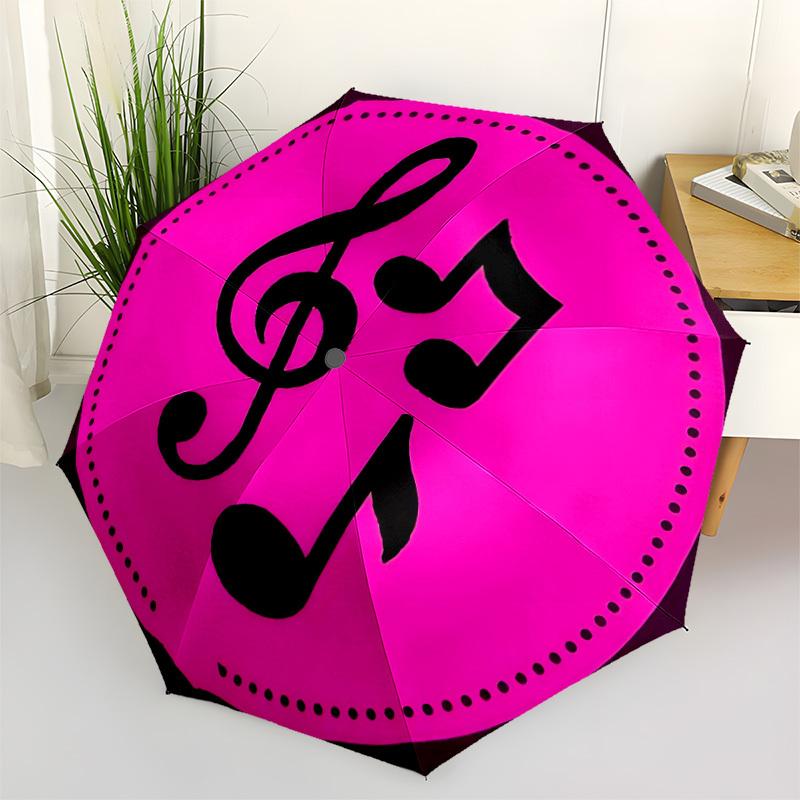 1pc Music Notes Automatic Open/Close Umbrella - Portable Collapsible Umbrella with 8-Rib Stability, Fashion Lovers yy251017133
1pc Music Notes Automatic Open/Close Umbrella - Portable Collapsible Umbrella with 8-Rib Stability, Fashion Lovers yy251017133