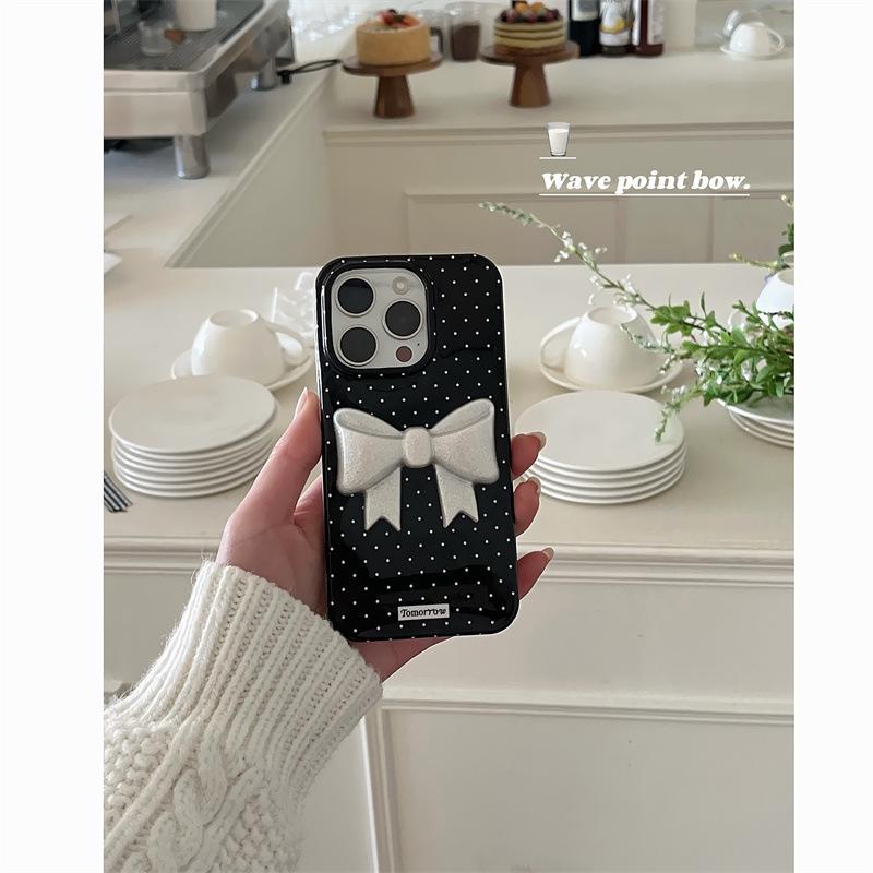 Korean Style 3D Bow Resin Case for iPhone 16/15 Pro Max/14/13 iPhone 13
Korean Style 3D Bow Resin Case for iPhone 16/15 Pro Max/14/13 iPhone 13