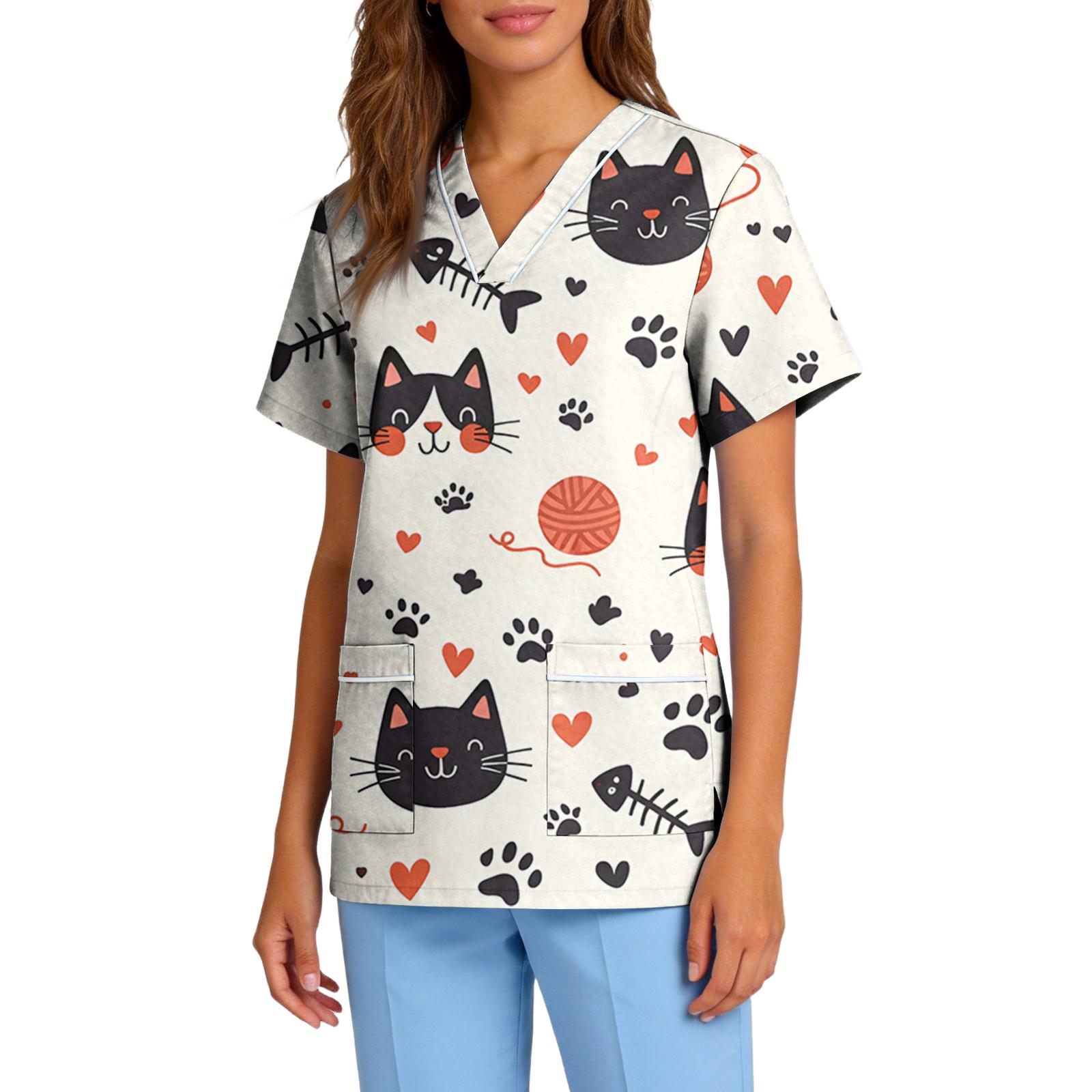 Women’s Stretch Quick Dry V Neck Short Sleeve Animal Print Scrub Top with Pockets for Healthcare Work Uniform XXL хаки
Women’s Stretch Quick Dry V Neck Short Sleeve Animal Print Scrub Top with Pockets for Healthcare Work Uniform XXL хаки