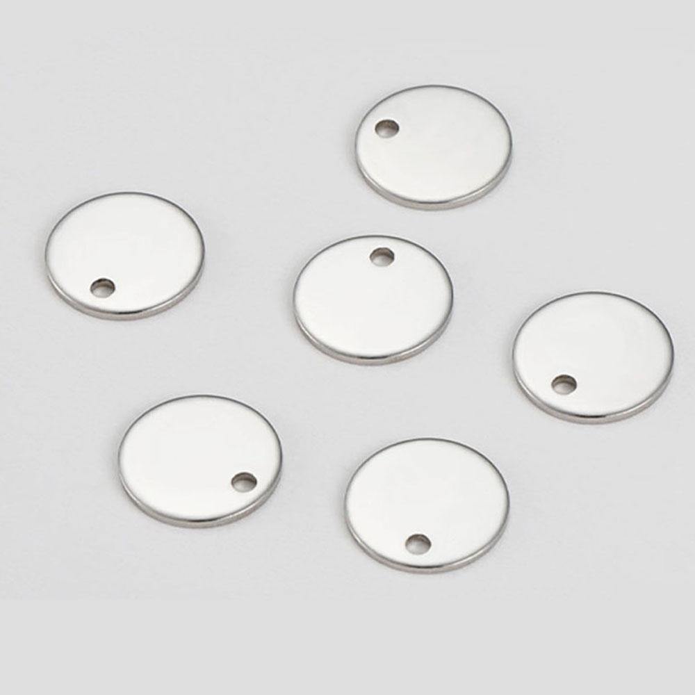 40-100pcs Gold 8-15mm Stainless Steel Blank Stamping Dog Tags Charms Stamping Blank Pendants DIY Bracelet Charm Jewelry Finding 8mm
40-100pcs Gold 8-15mm Stainless Steel Blank Stamping Dog Tags Charms Stamping Blank Pendants DIY Bracelet Charm Jewelry Finding 8mm