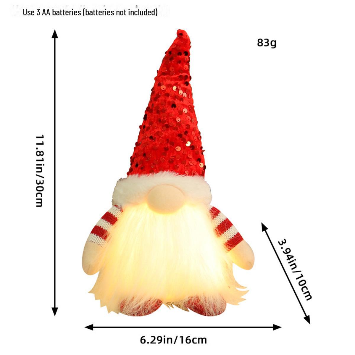 Кукла Рудольф и украшения в виде гномов без лиц с огоньками и пайетками для Рождества
Кукла Рудольф и украшения в виде гномов без лиц с огоньками и пайетками для Рождества