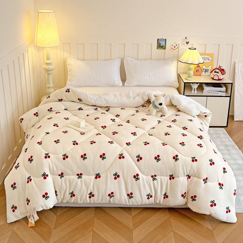 Milk Velvet Double-Sided Plush All-Season Quilt
Milk Velvet Double-Sided Plush All-Season Quilt