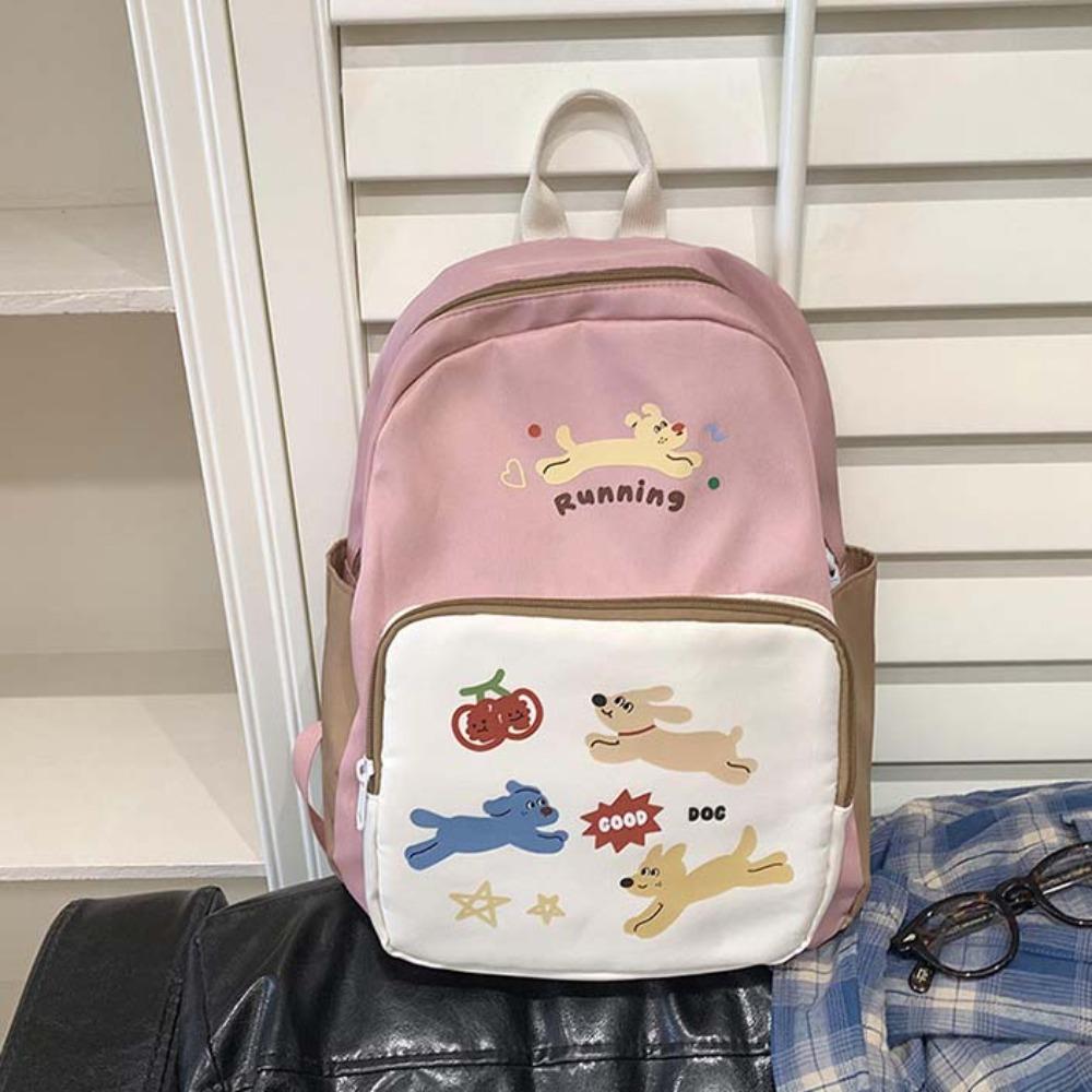 Nylon Sausage Dog Backpack Patterned Large Capacity Daypack Printed Puppy School Bag Kids білий
Nylon Sausage Dog Backpack Patterned Large Capacity Daypack Printed Puppy School Bag Kids білий