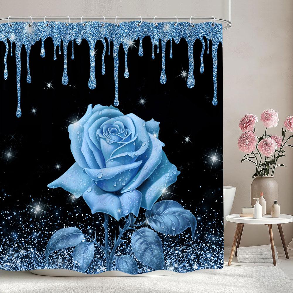 Pink Rose Shower Curtain Flower Pink Glitter Glitter Bathroom Curtains For Kids Girls And Adults Room Decor Fabric Bath Curtains W60H190(CM)-1 Pcs
Pink Rose Shower Curtain Flower Pink Glitter Glitter Bathroom Curtains For Kids Girls And Adults Room Decor Fabric Bath Curtains W60H190(CM)-1 Pcs