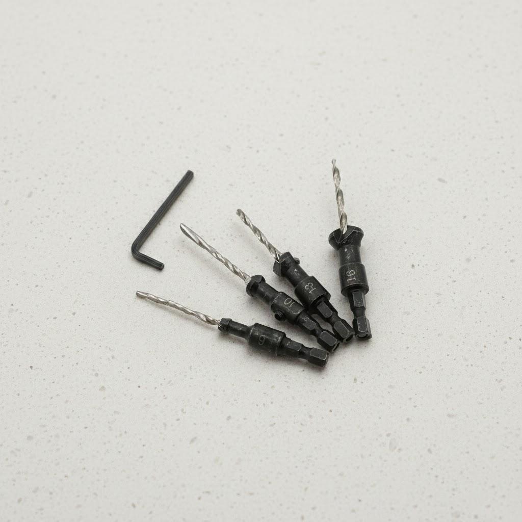 4Pcs Hex Handle Countersink Drill Bit Set Woodworking Chamfering Screw Head Opening Tool High Speed Steel
4Pcs Hex Handle Countersink Drill Bit Set Woodworking Chamfering Screw Head Opening Tool High Speed Steel