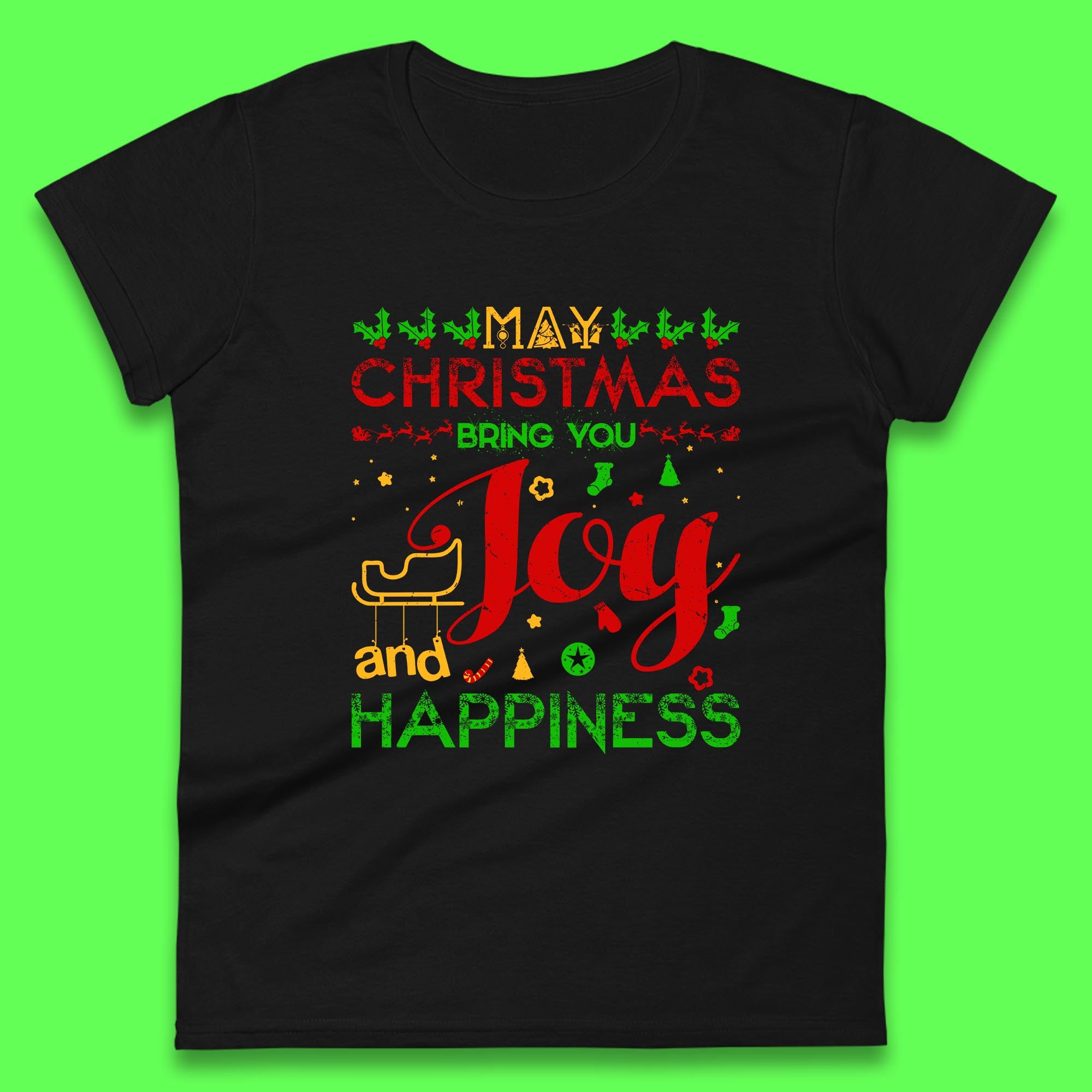 May Christmas Bring You Joy And Happiness Womens T Shirt Mens Tops Tees Unisex Christmas Top 2XL
May Christmas Bring You Joy And Happiness Womens T Shirt Mens Tops Tees Unisex Christmas Top 2XL