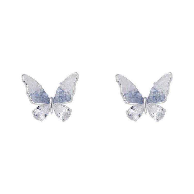 Elegant Niche High-end Butterfly Earrings синий
Elegant Niche High-end Butterfly Earrings синий