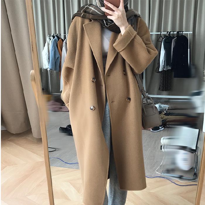 2026 Early Autumn Women s Mid-Length Double-Sided Wool Coat in Korean Cocoon Shape Small верблюд
2026 Early Autumn Women s Mid-Length Double-Sided Wool Coat in Korean Cocoon Shape Small верблюд