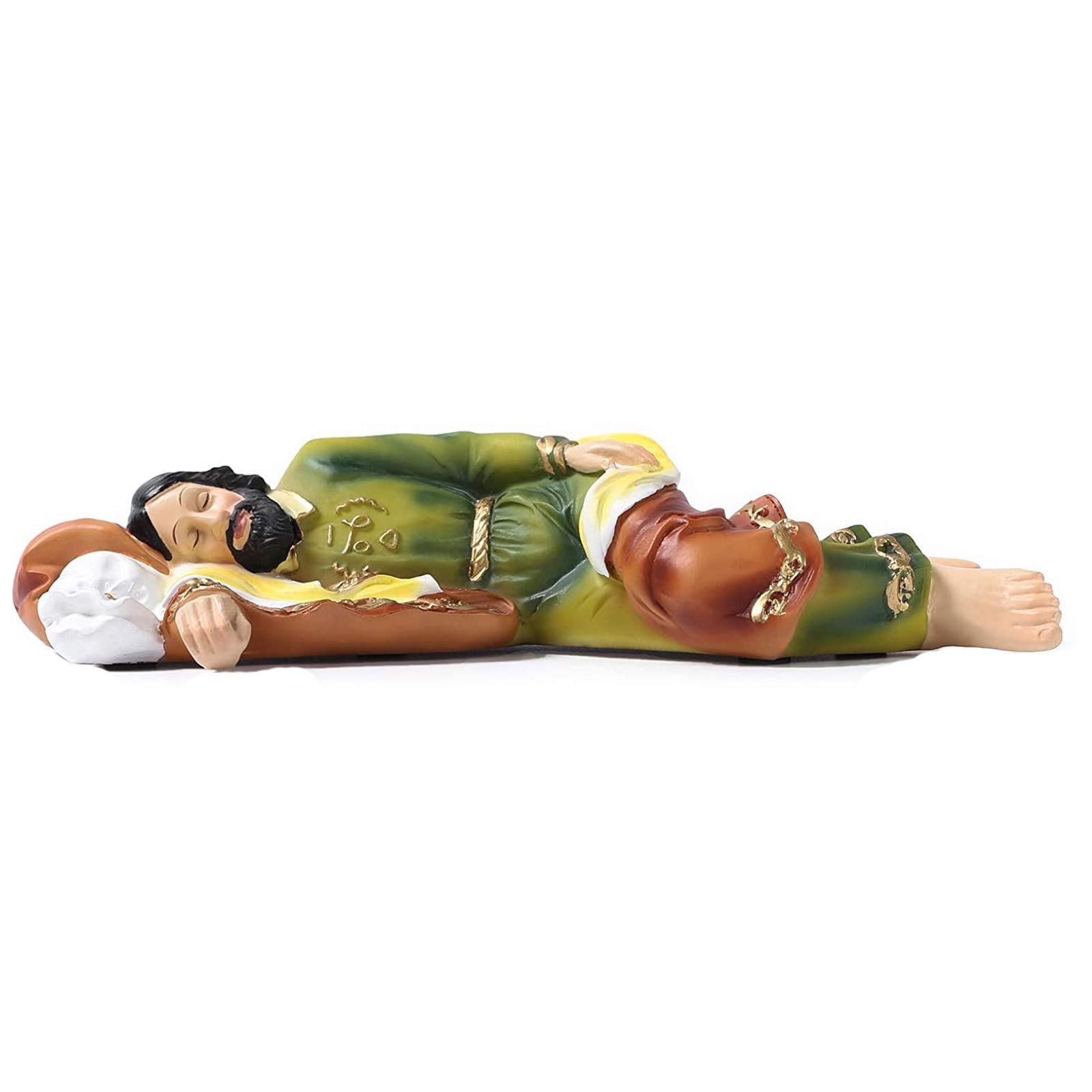 Sleeping Saint Joseph Desktop Figurine Religious Statue Home Decor Catholic Saint Sculpture for Office and Living Room Display One Size
Sleeping Saint Joseph Desktop Figurine Religious Statue Home Decor Catholic Saint Sculpture for Office and Living Room Display One Size