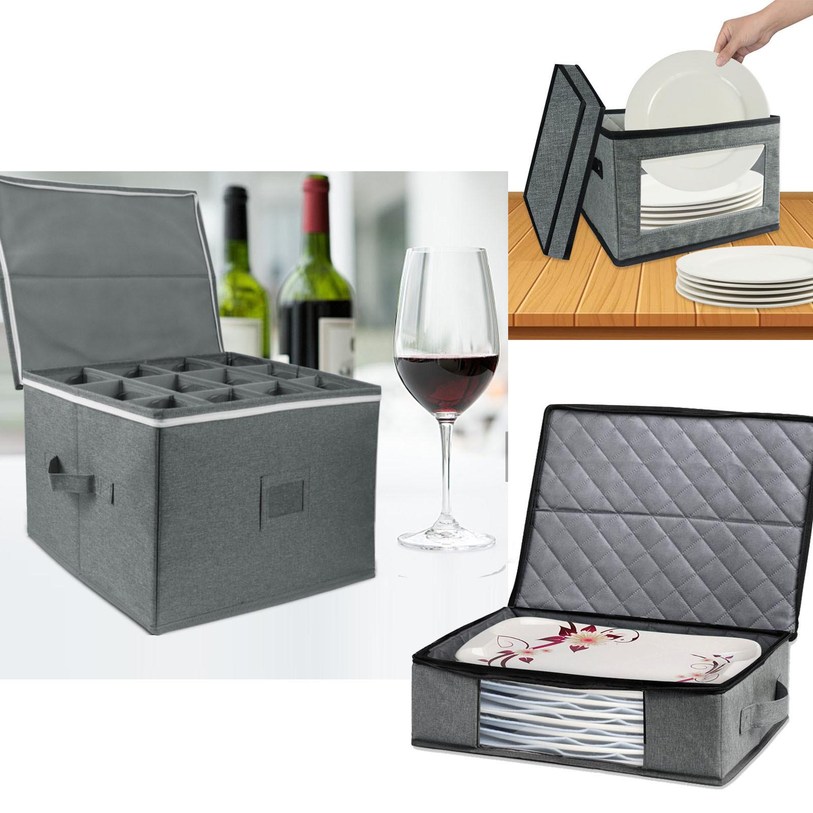 3PCS Platter Storage Case, China Storage Containers With 2 Handles, Zipper Label Dividers, Transparent Viewable Window Grey three piece set
3PCS Platter Storage Case, China Storage Containers With 2 Handles, Zipper Label Dividers, Transparent Viewable Window Grey three piece set