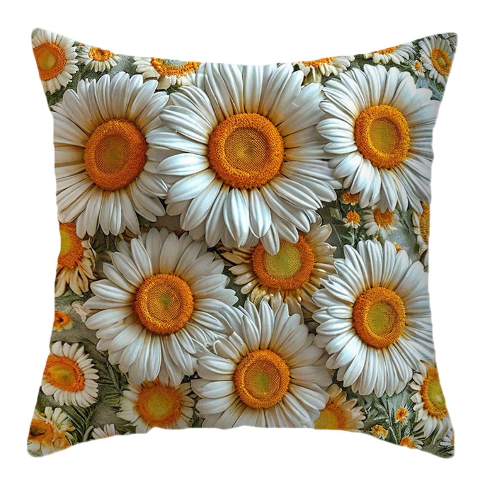 2D Floral Flowers Patters Pillowcase 45x45cm Butterfly Sofa Cushion Cover Lifelike Sunflower Pillow Cloth Cover Sofa Decor
2D Floral Flowers Patters Pillowcase 45x45cm Butterfly Sofa Cushion Cover Lifelike Sunflower Pillow Cloth Cover Sofa Decor