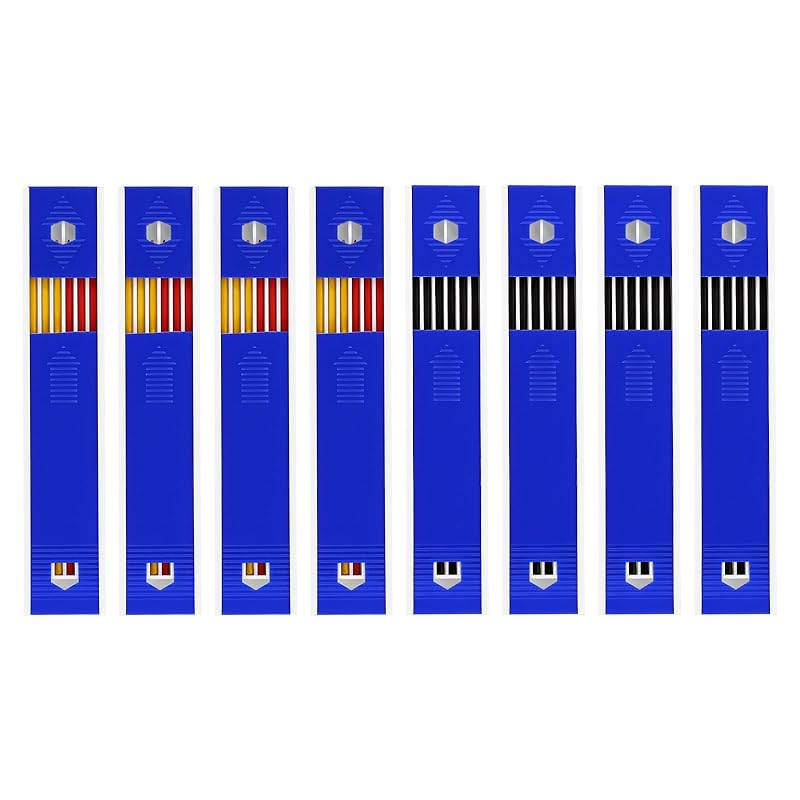 PATIKIL 2.8mm carpenter pencil refill 8 sets/48 pieces Heavy duty mechanical carpenter s pencil carpenter marker marking tools For woodworking
PATIKIL 2.8mm carpenter pencil refill 8 sets/48 pieces Heavy duty mechanical carpenter s pencil carpenter marker marking tools For woodworking